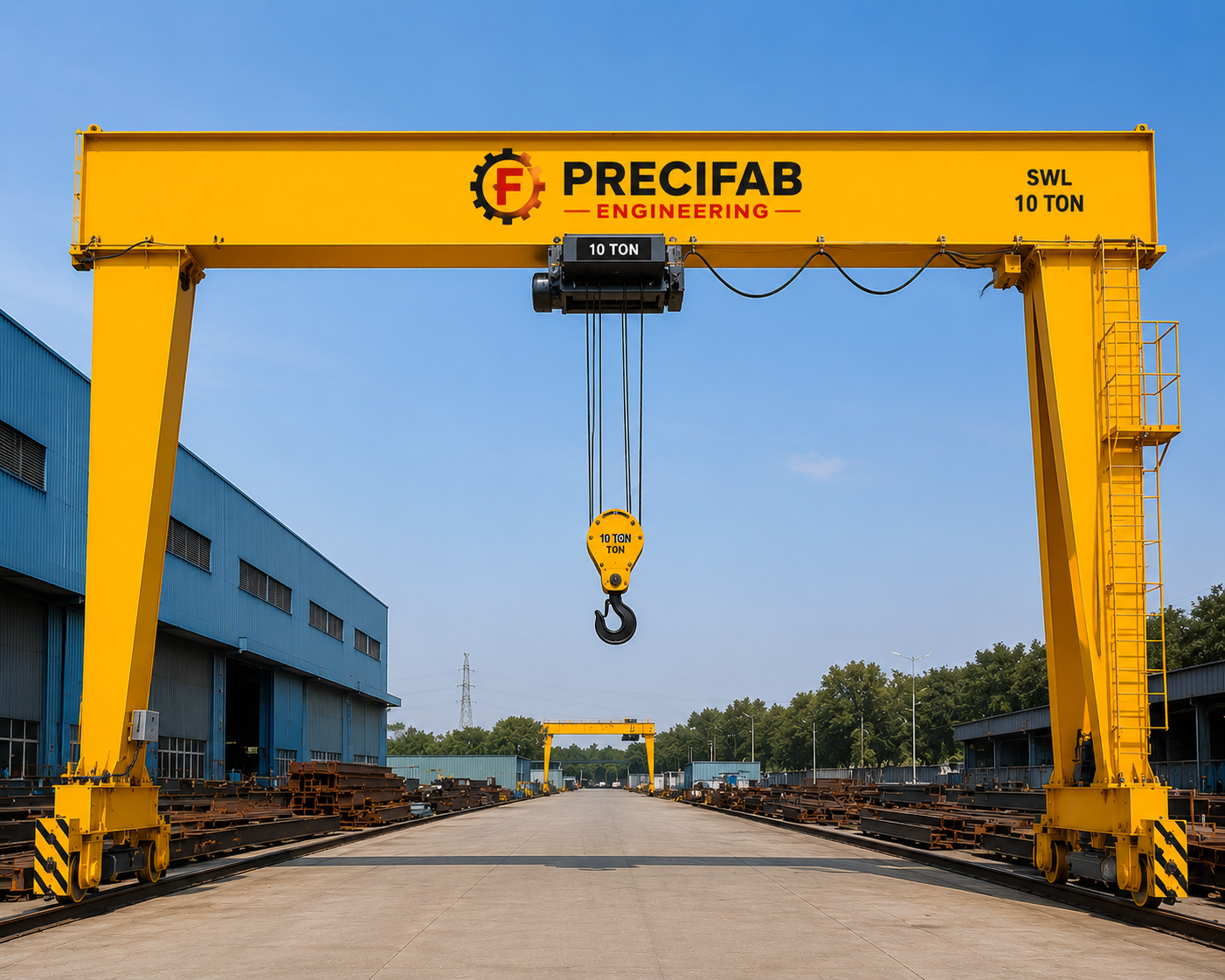 02 goalith single girder gantry crane