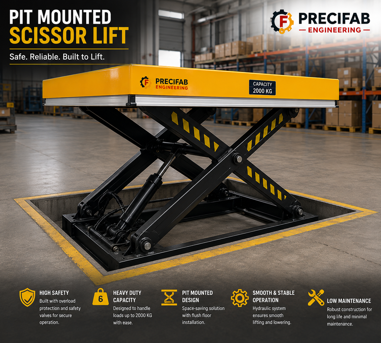 03 pit mounted scissor lift
